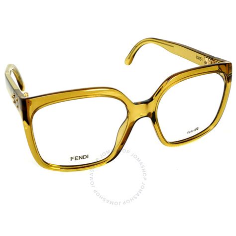 fendi ff 0420|Fendi Demo Square Ladies Eyeglasses FF 0420 0HAM..